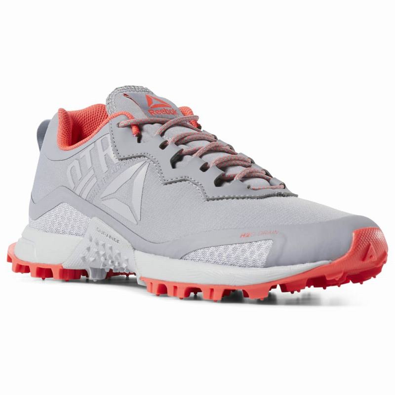 Adidasi Alergare Reebok All Terrain Craze Dama Gri/Rosii Romania QW2697LE